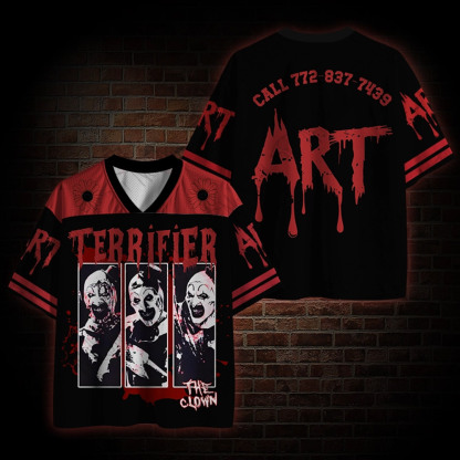 Art the Clown Terrifier Mesh Jersey