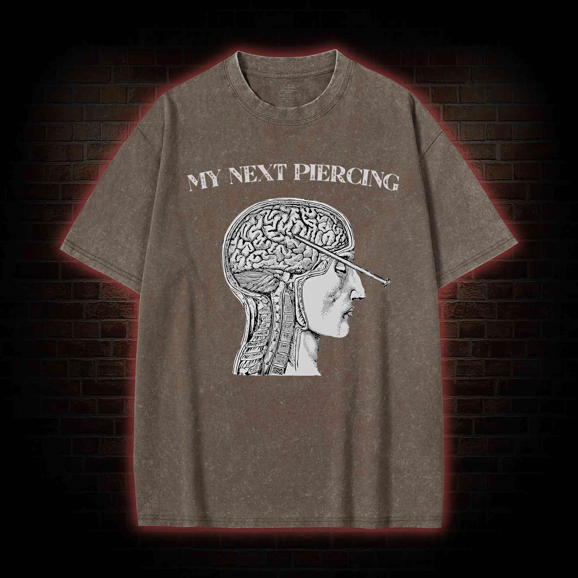 My Next Piercing Washed T-shirt