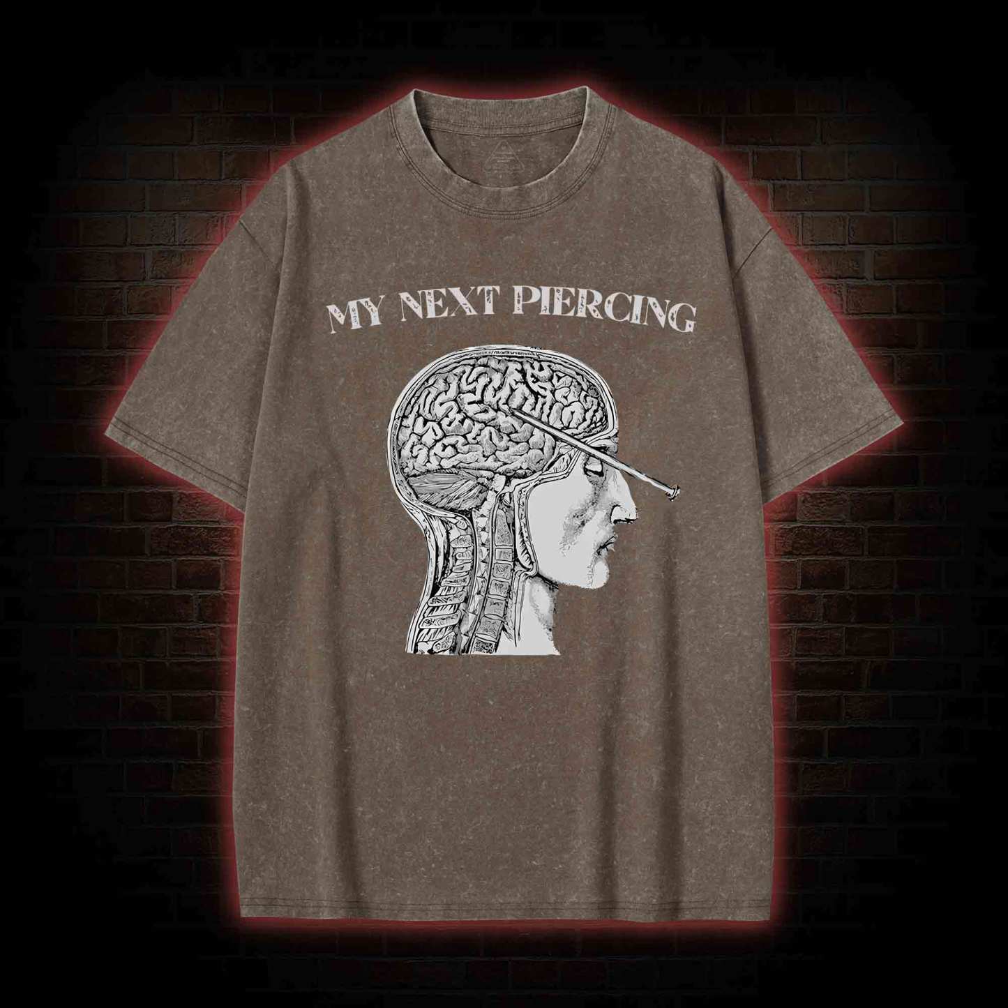 My Next Piercing Washed T-shirt