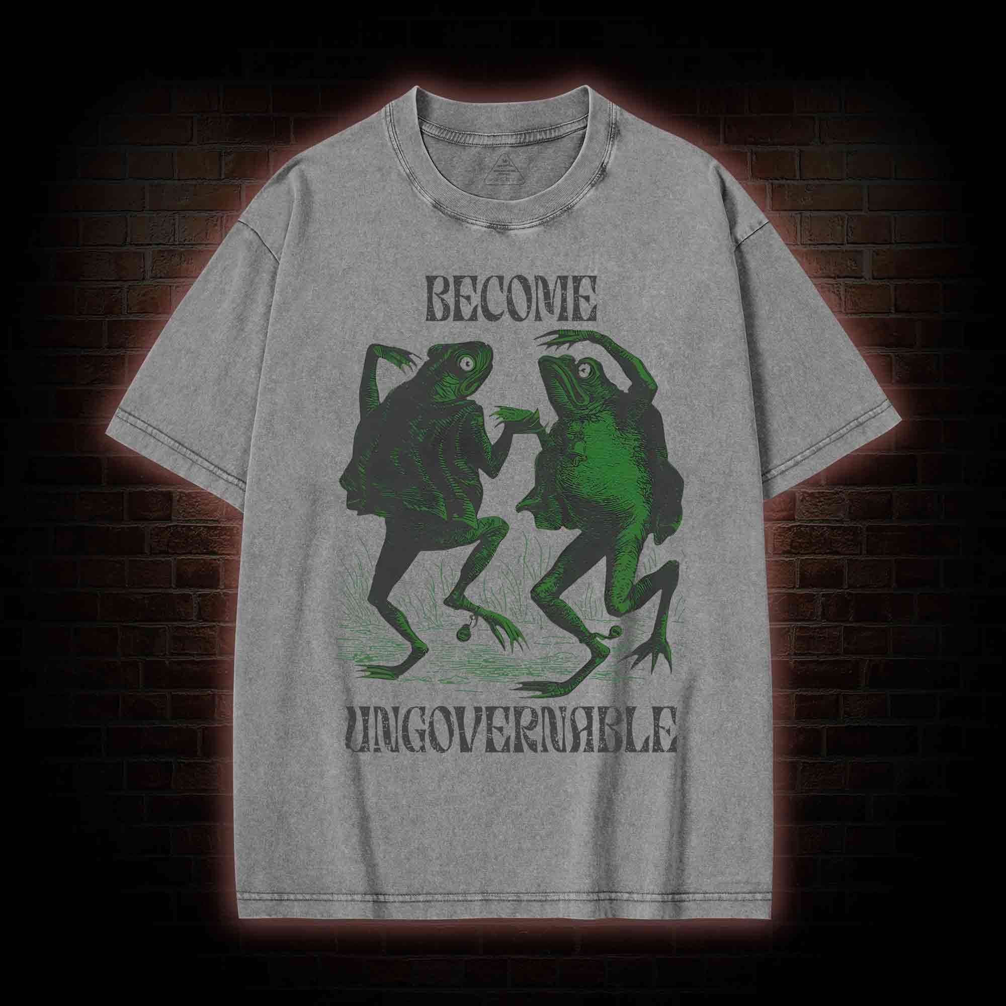 Become Ungovernable Washed T-shirt