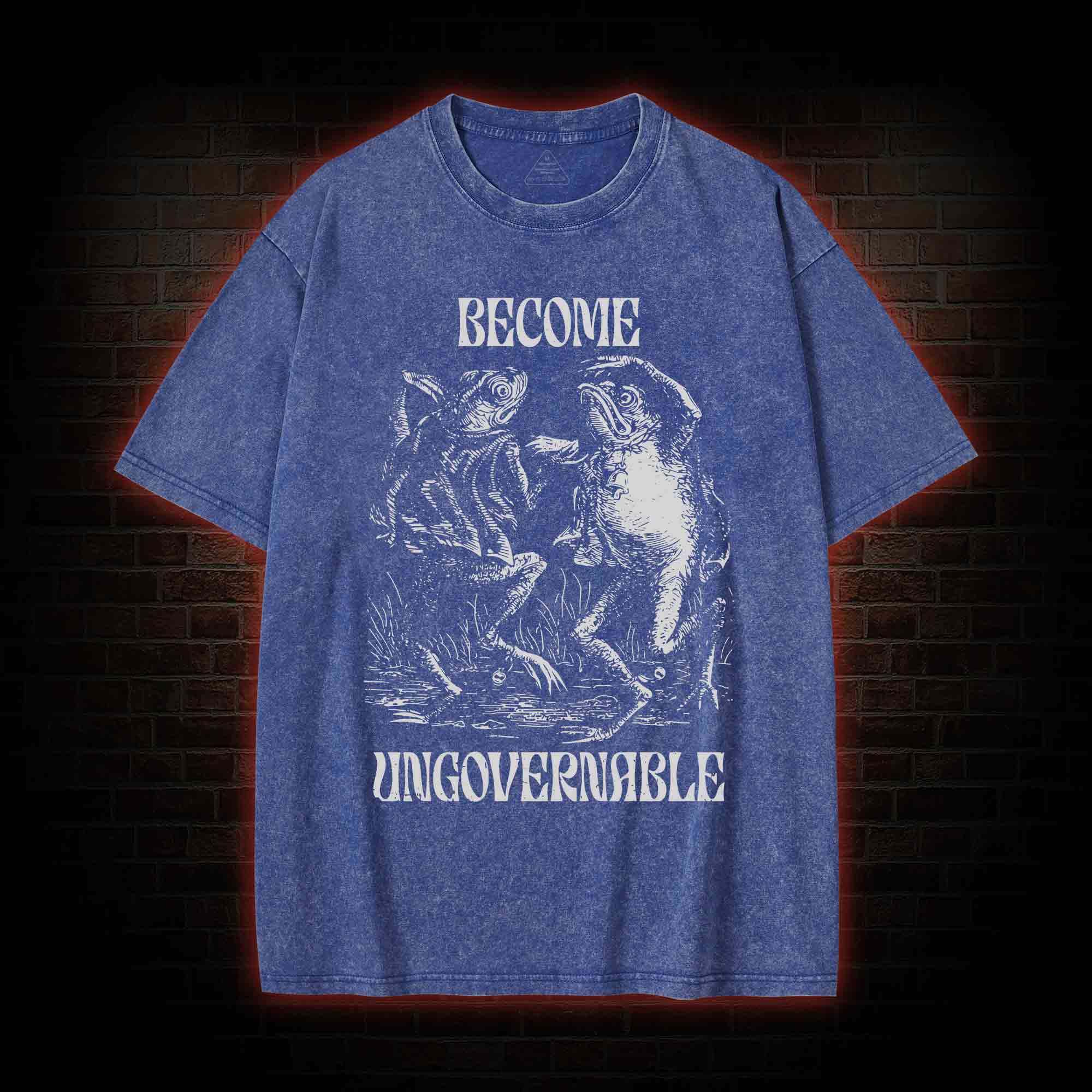 Become Ungovernable Washed T-shirt