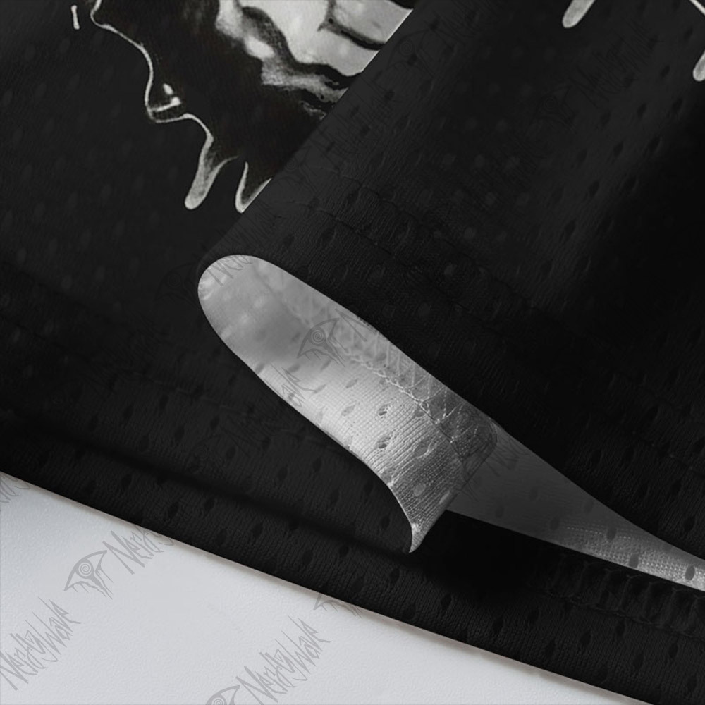 Warning Chaos Violence Bloodshed Mesh Jersey