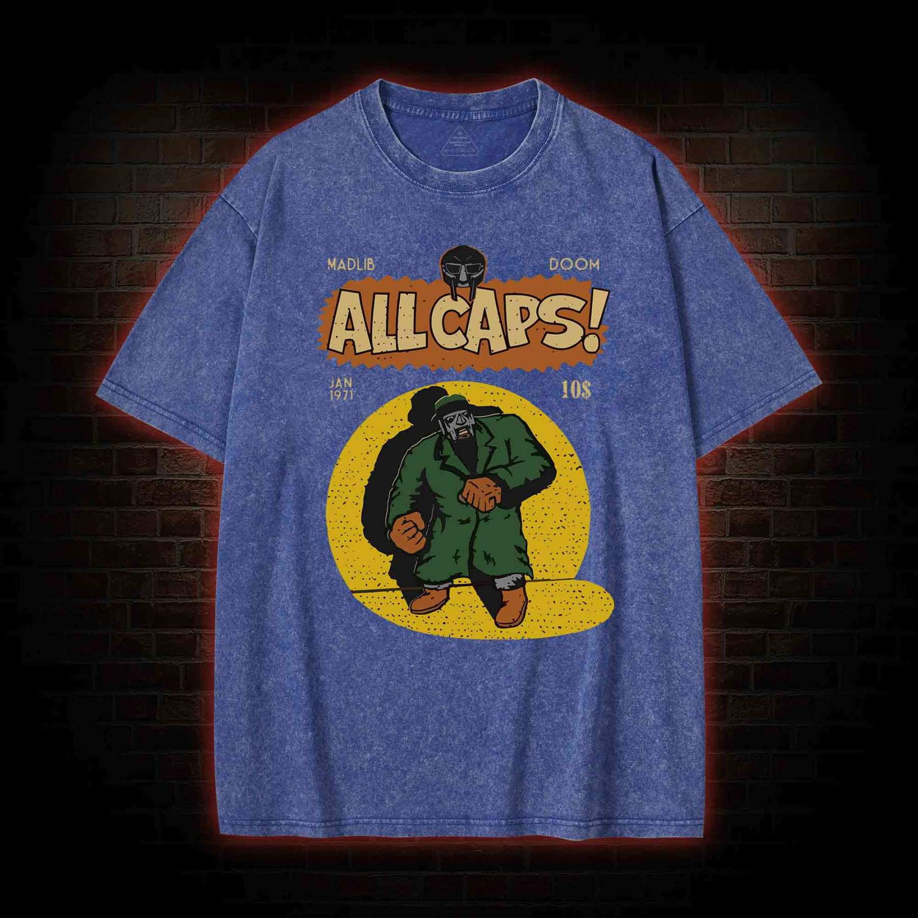 All Caps Vintage Washed T-shirt