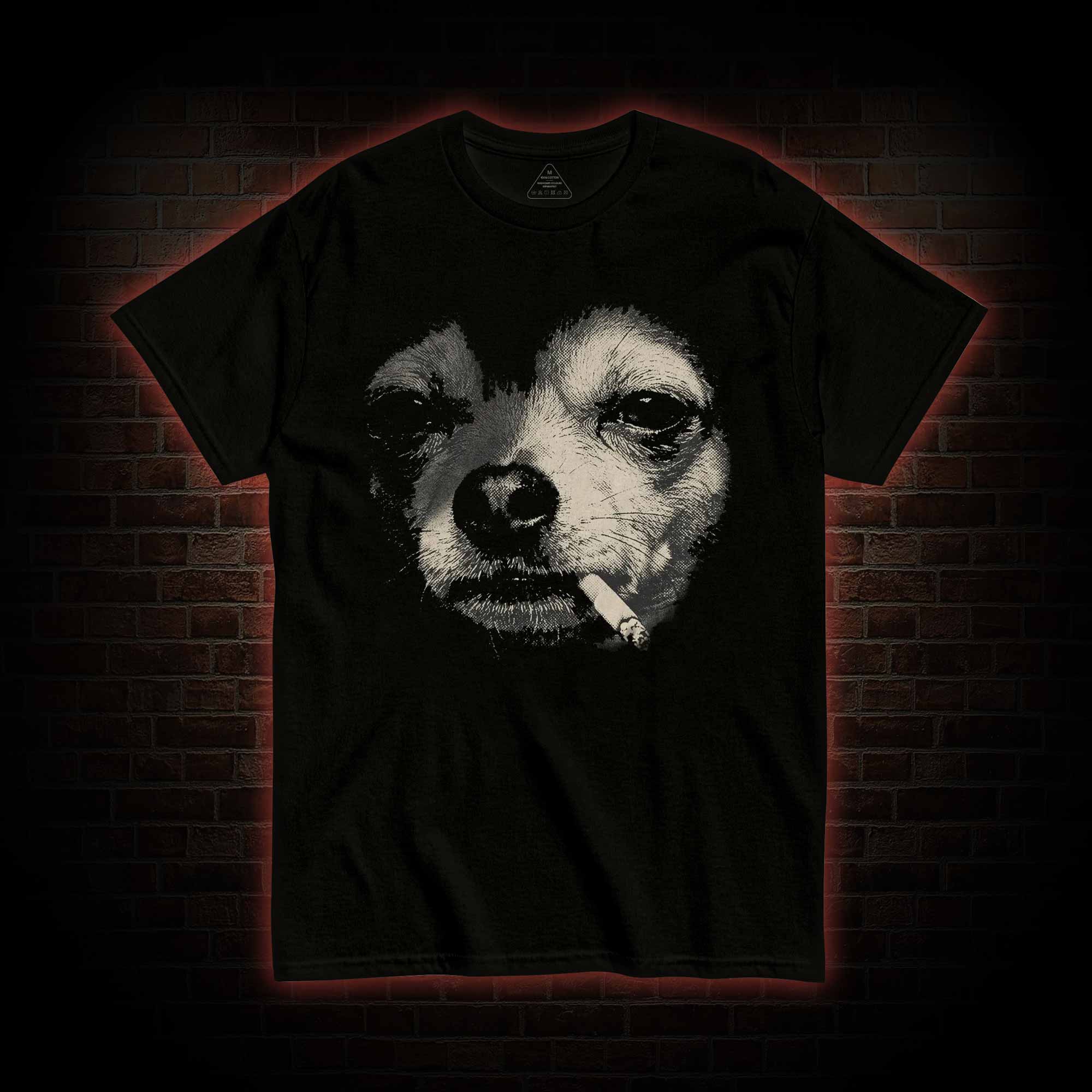 Smoking Chihuahua T-shirt