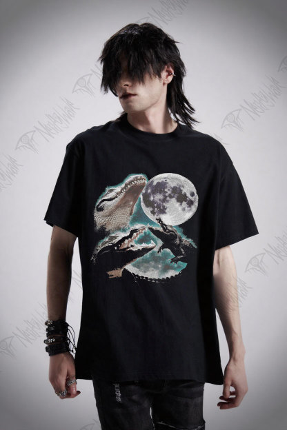 Three Alligator Moon T-shirt