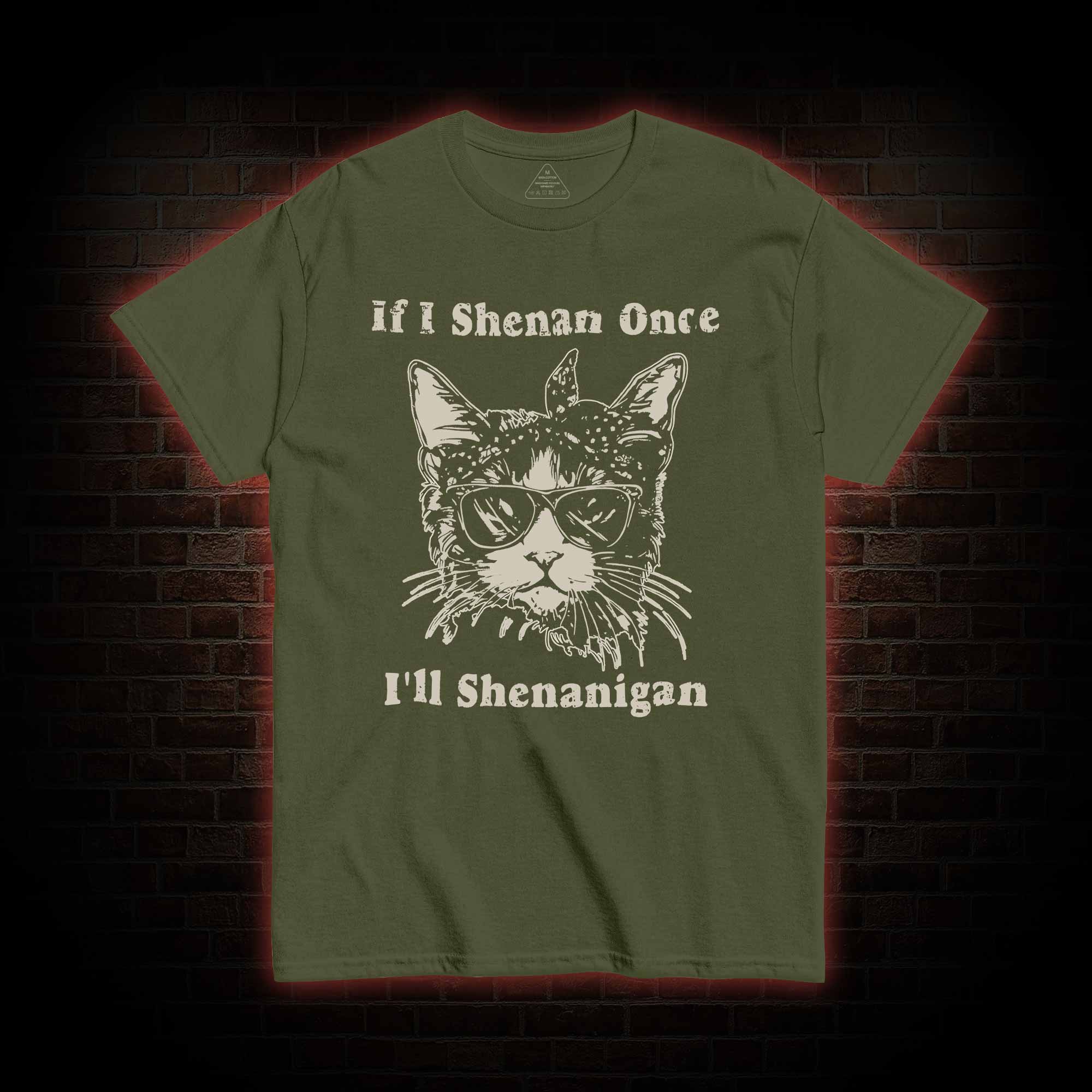 If I Shenan Once I'll Shenanigan T-shirt