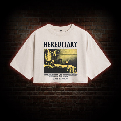 Every Family Tree Hides A Secret Washed Cropped T-shirts