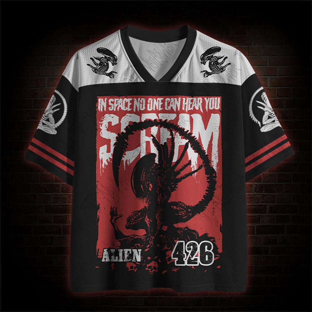 Nobody Heard Your Screams Mesh Jersey