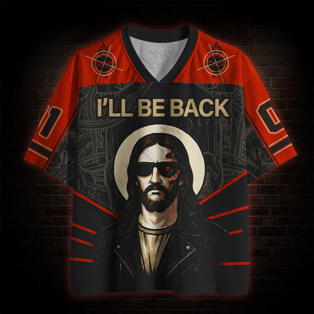 I Will be Back Mesh Jersey
