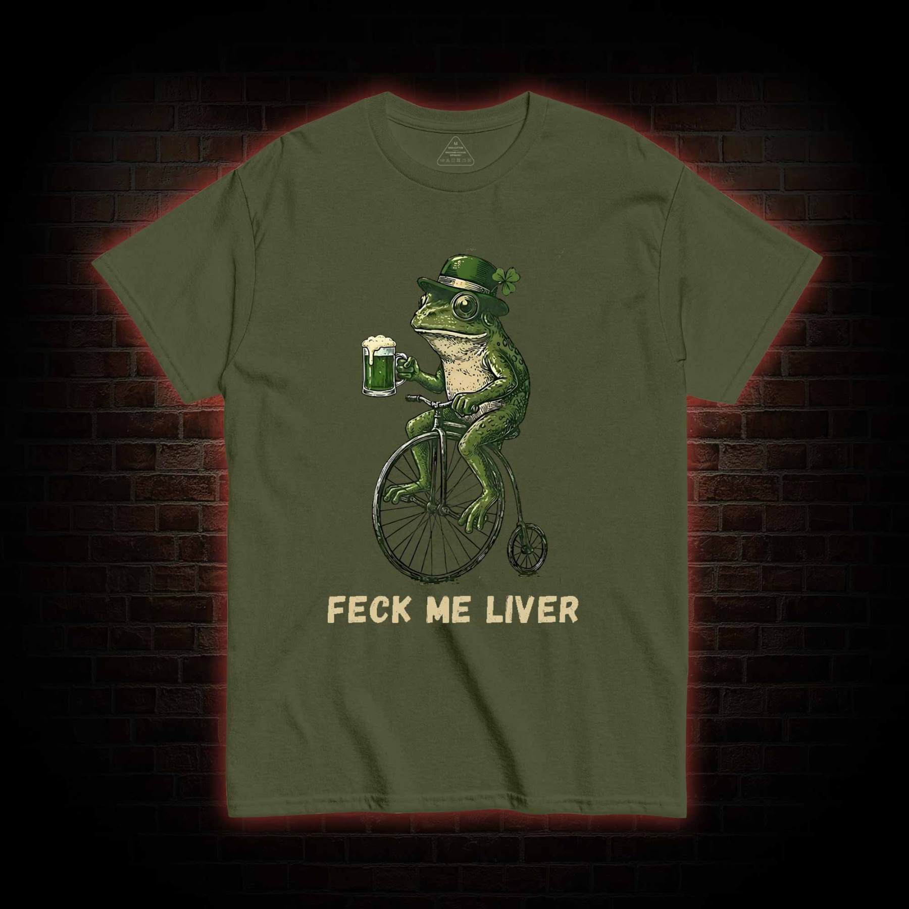 Funny Irish Frog T-shirt
