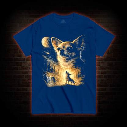 Chihuahua Howling to the Moon T-shirt