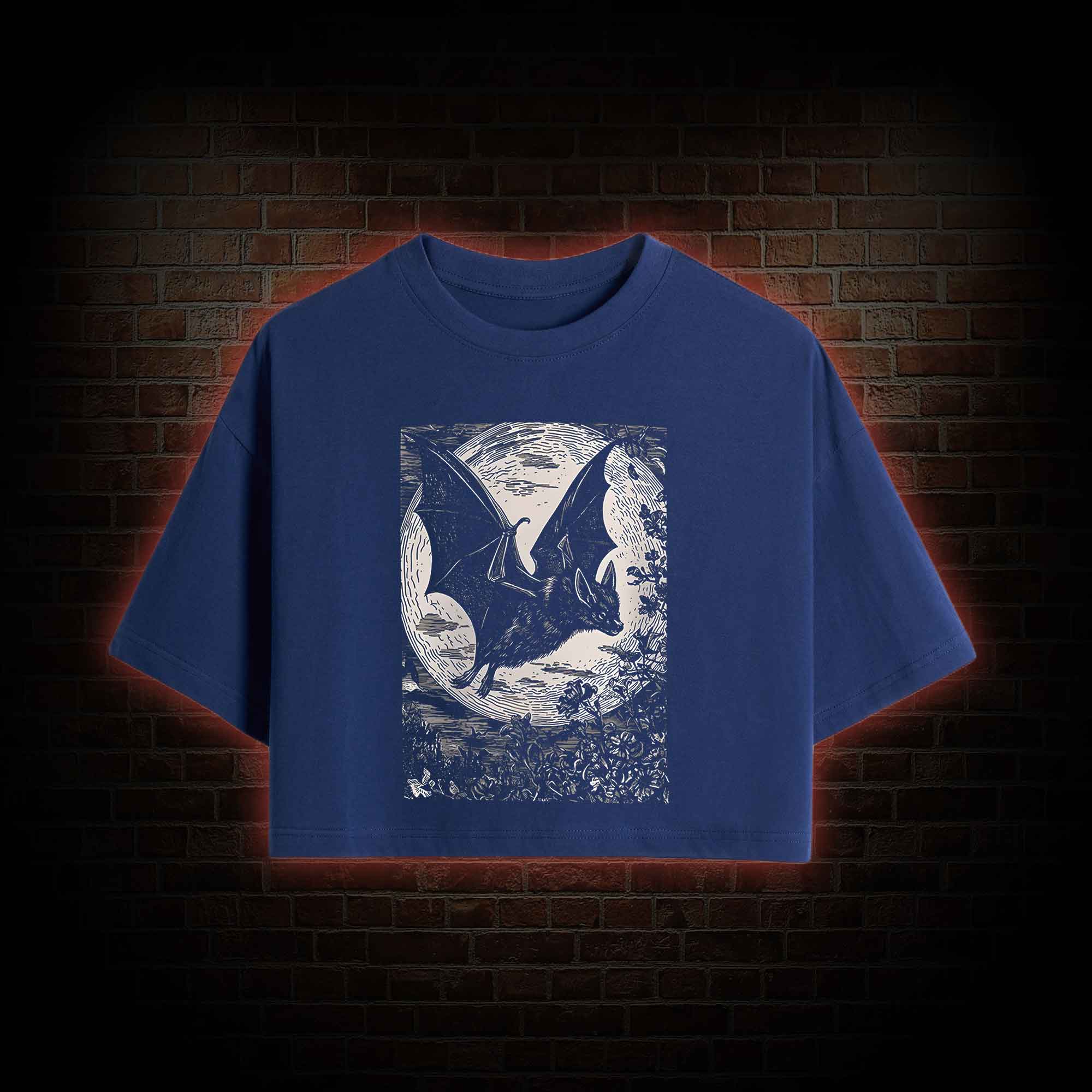 Medieval Bat Crop Top