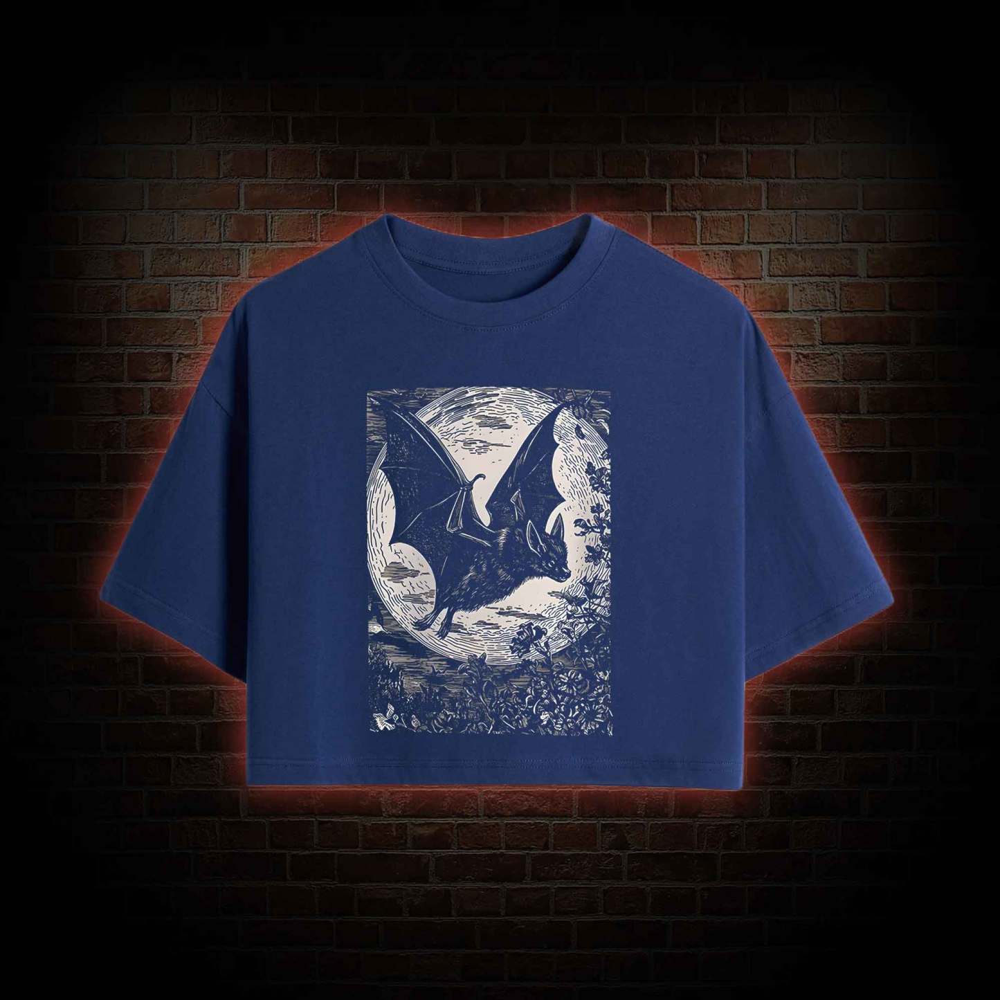 Medieval Bat Crop Top