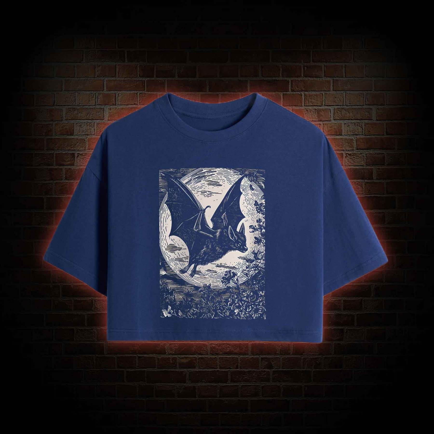 Medieval Bat Crop Top