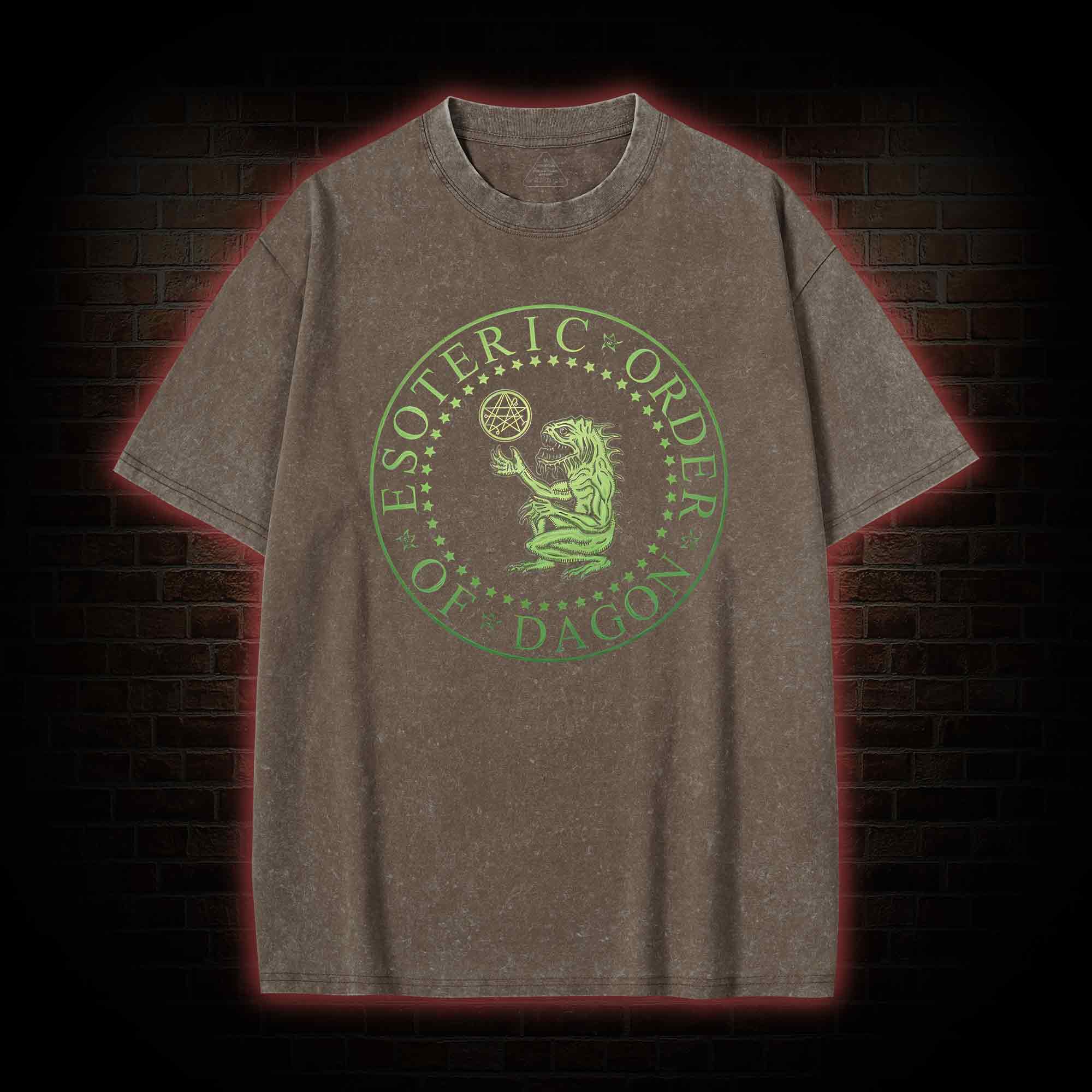 Esoteric Order of Dagon Cthulhu Washed T-shirt