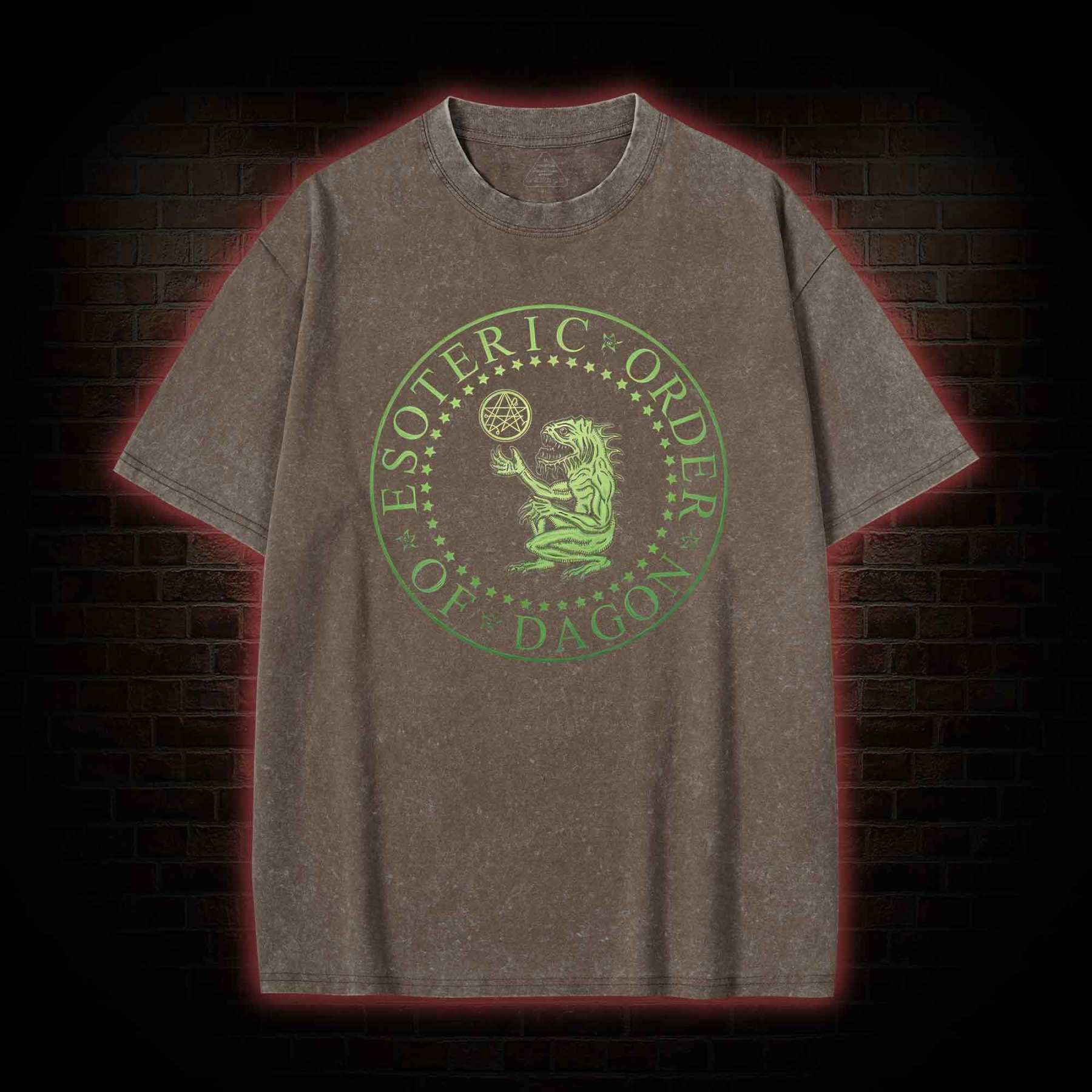 Esoteric Order of Dagon Cthulhu Washed T-shirt