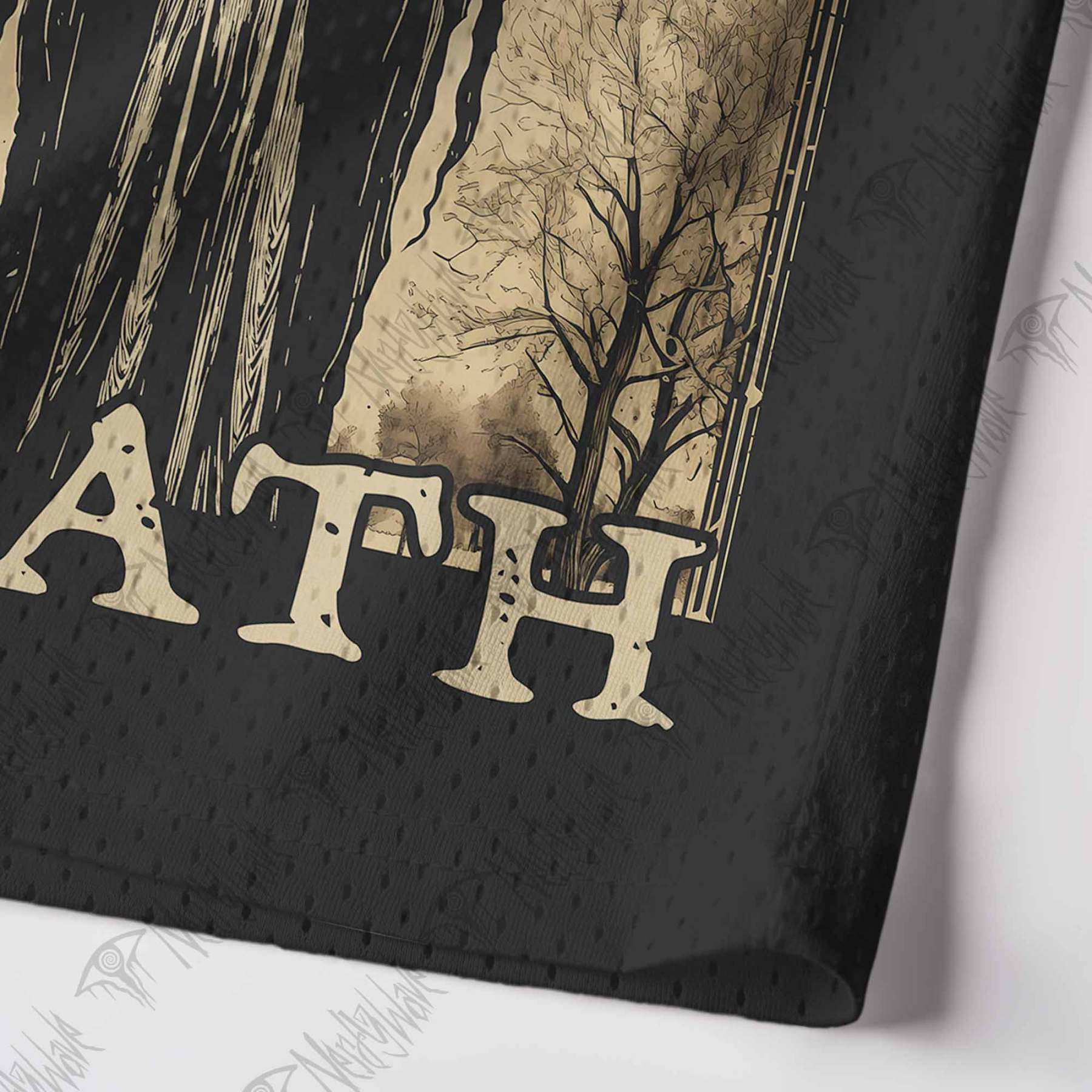 Death in Cloak Tarot Card Mesh Jersey Tank Top