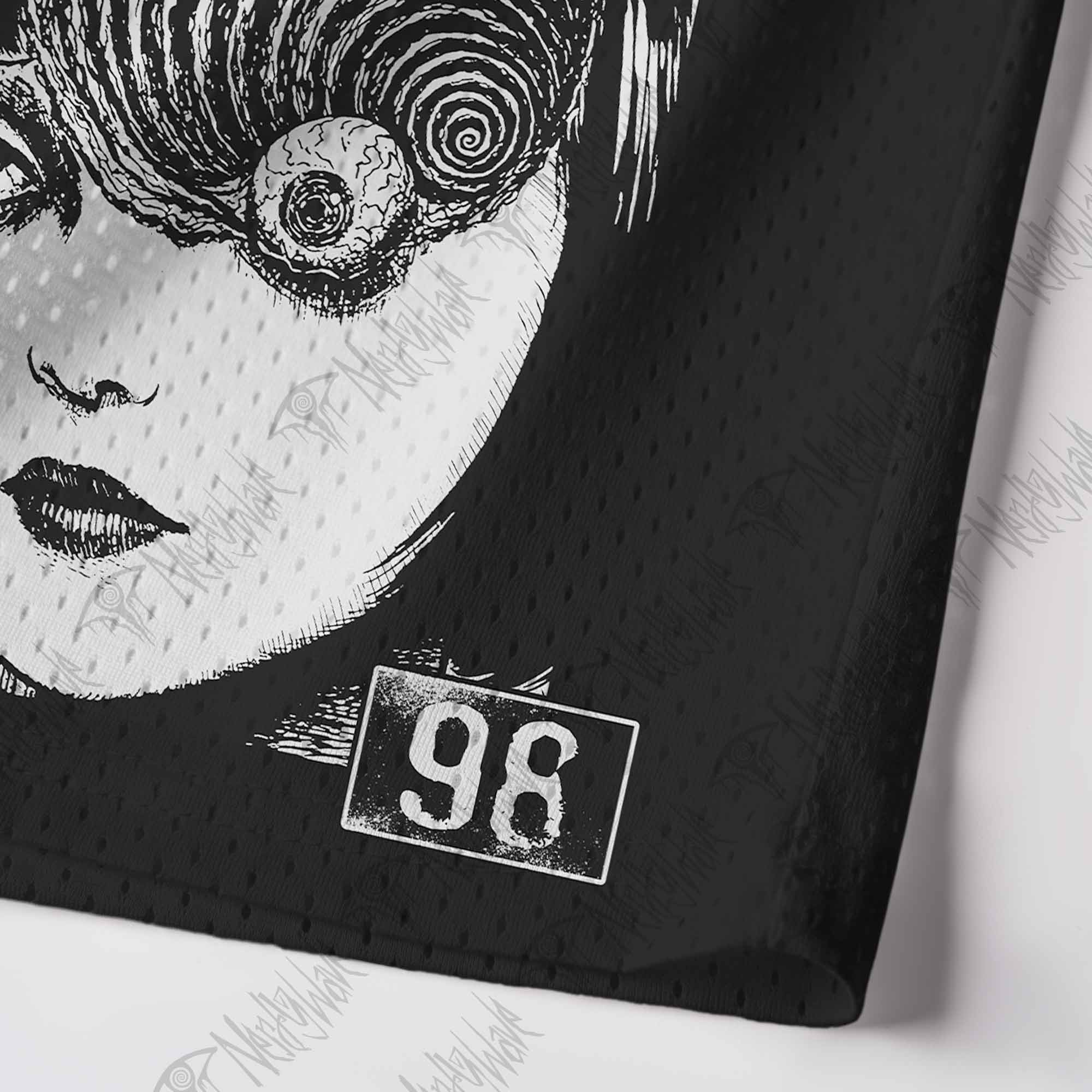 Horror Eyeball Mesh Jersey Tank Top