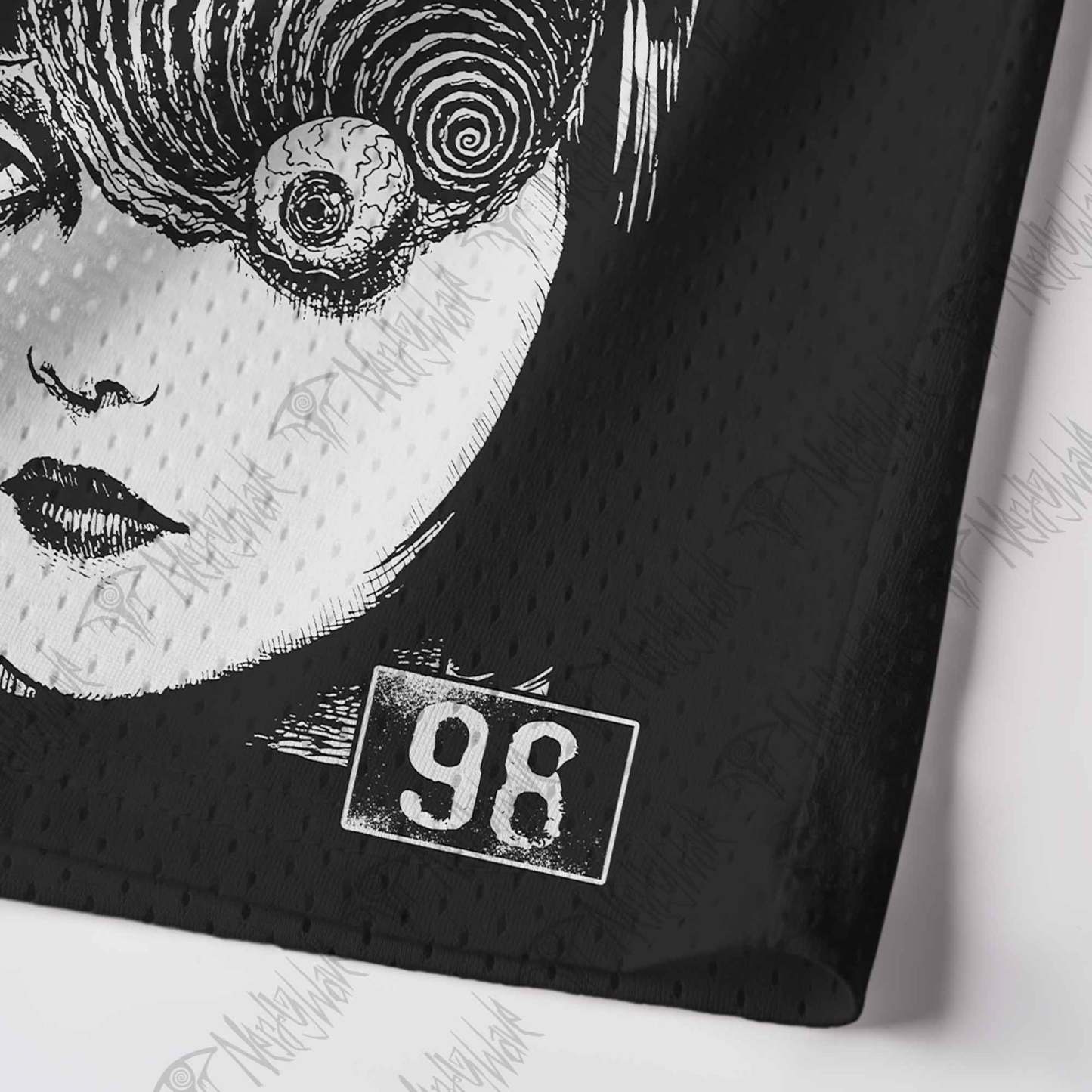 Horror Eyeball Mesh Jersey Tank Top