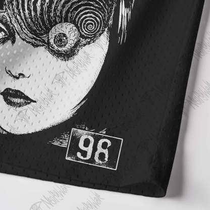 Horror Eyeball Mesh Jersey Tank Top