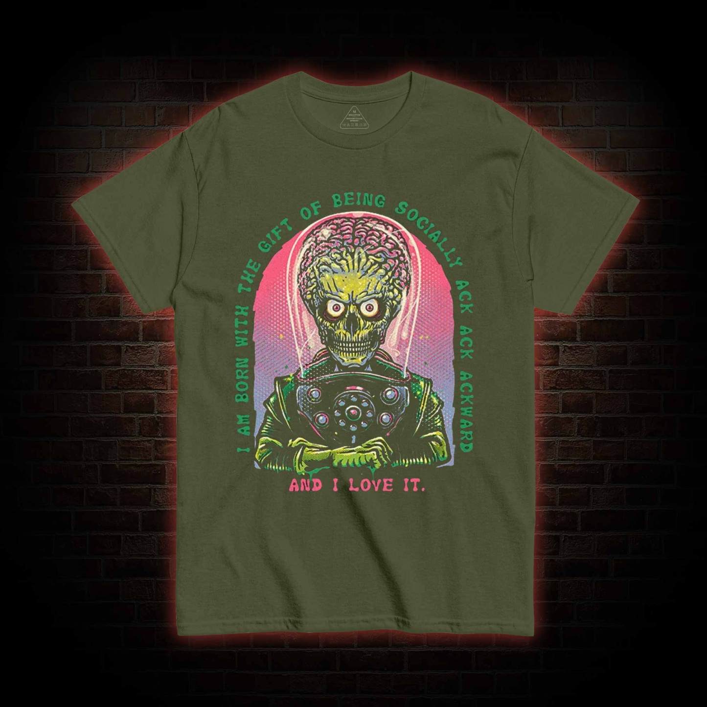 Socially Ack Ack Ackward T-shirt