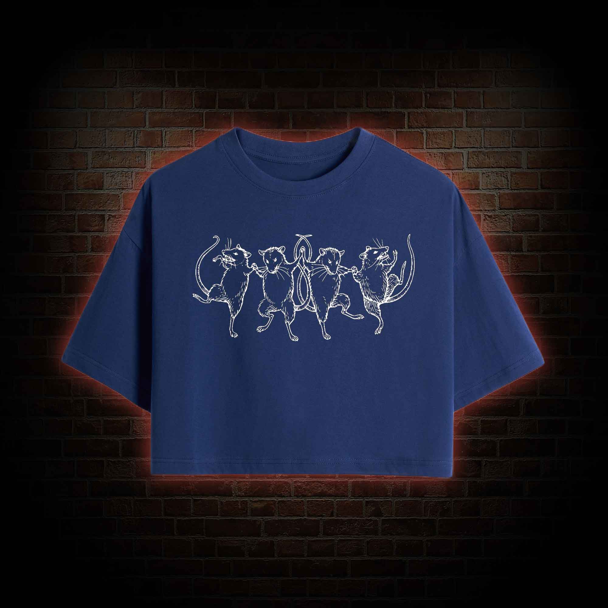 Dancing Rats Crop Top