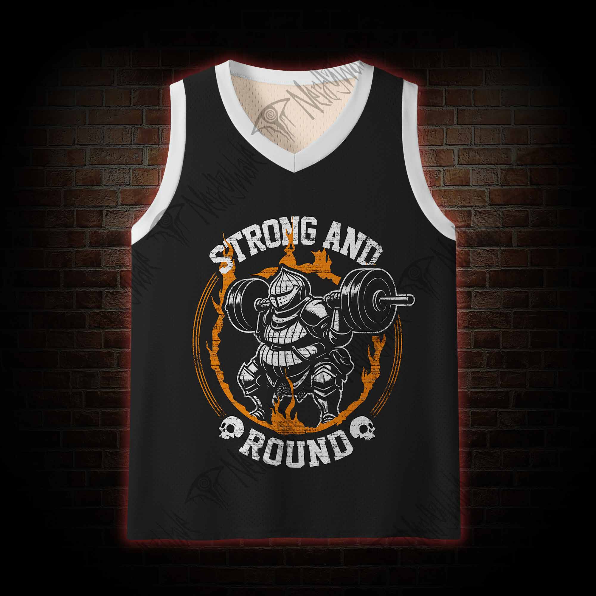 Strong and Round Mesh Jersey Tank Top