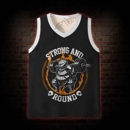 Strong and Round Mesh Jersey Tank Top
