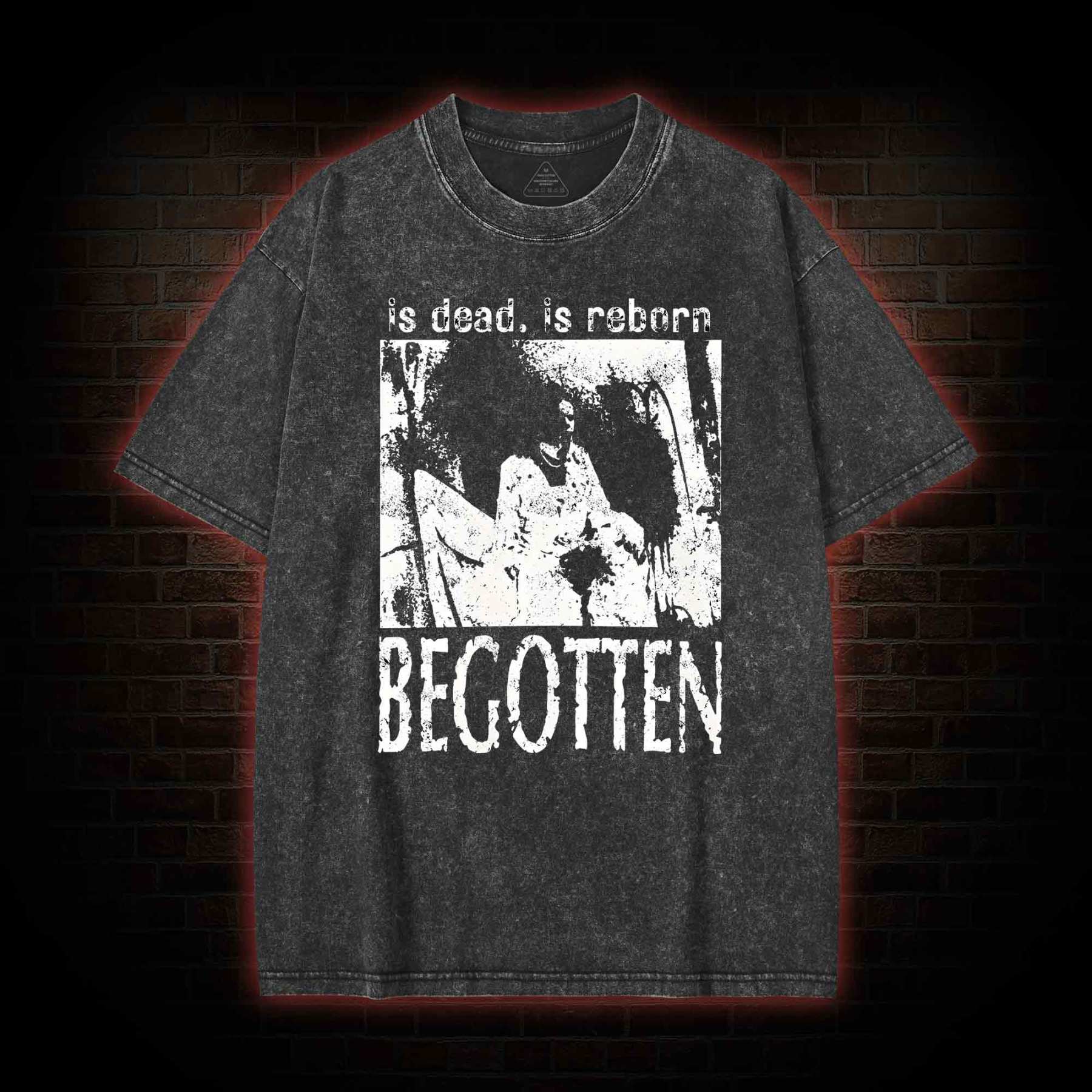 Begotten Is Dead Reborn Washed T-shirt
