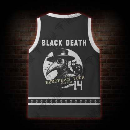 Black Death European Tour Mesh Jersey Tank Top