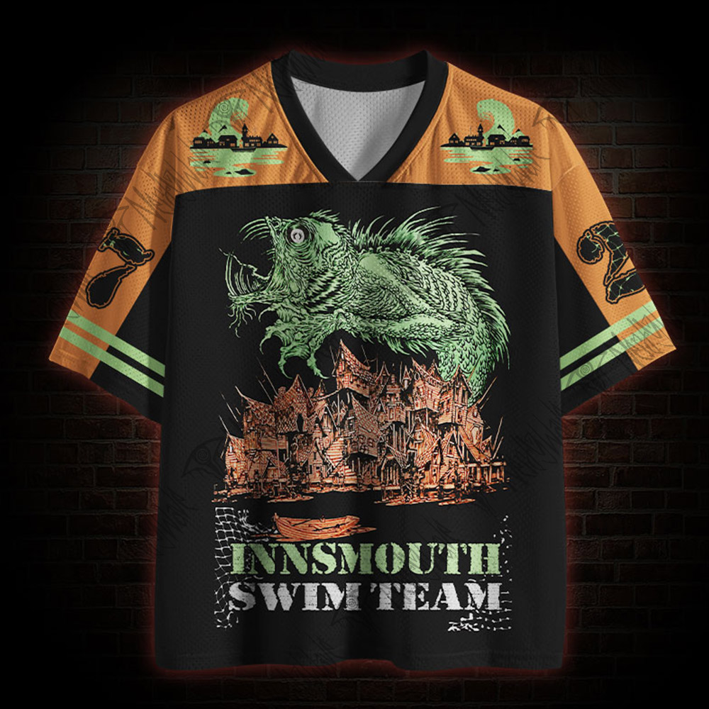 We Shall Swim Out to that Brooding Reef Mesh Jersey