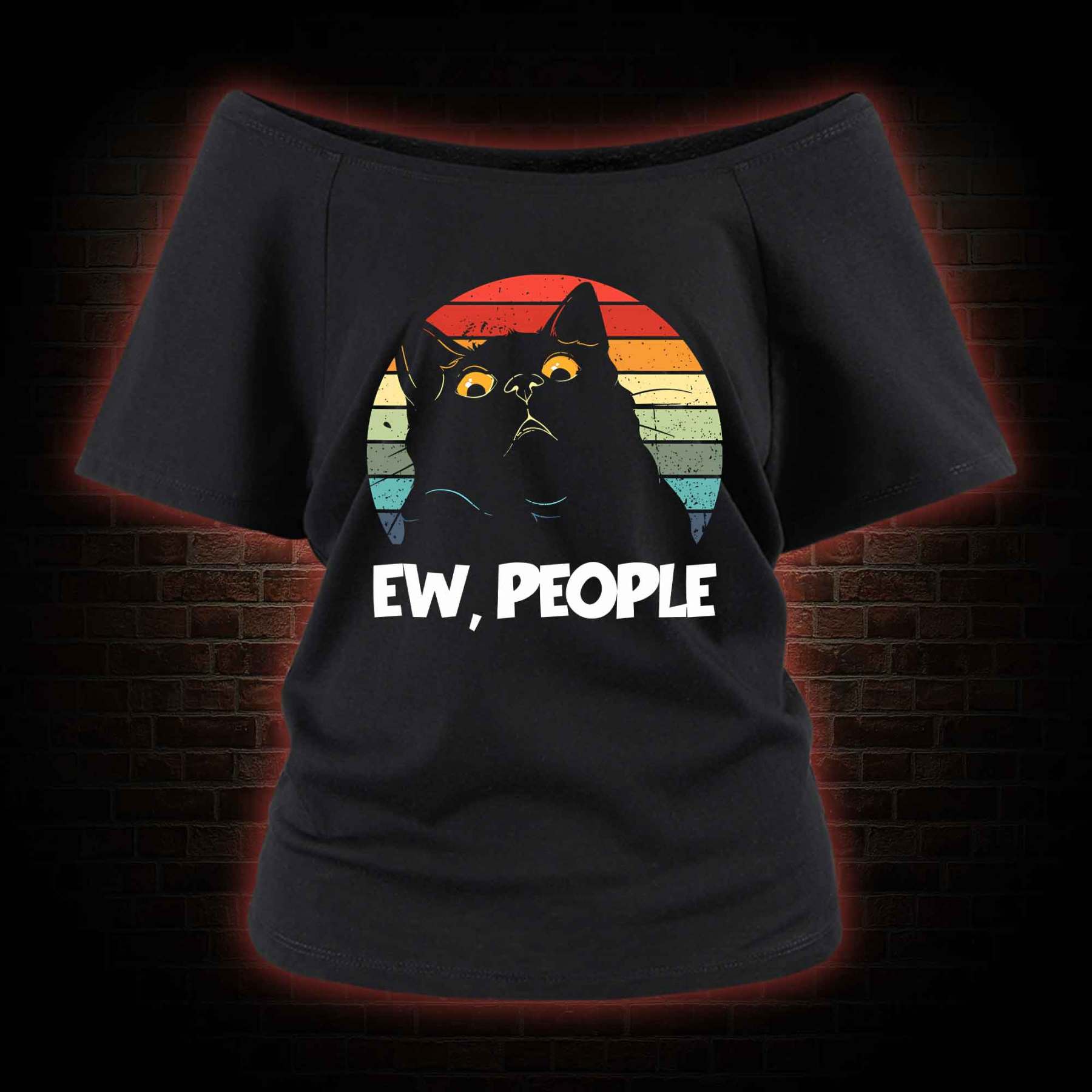 Ew People Off Shoulder T-shirts