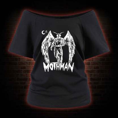 Mothman Off Shoulder T-shirts