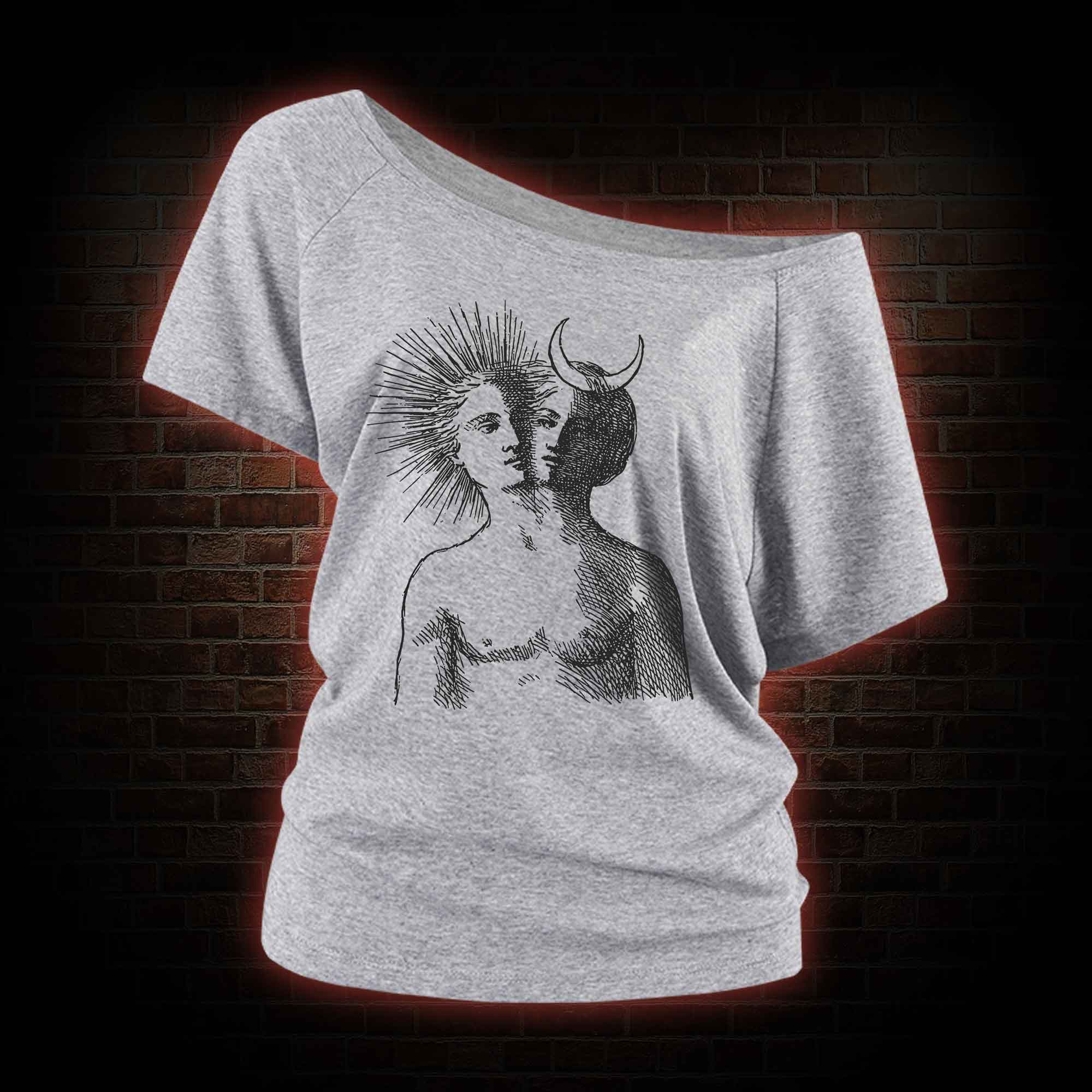 Duality Off Shoulder T-shirts