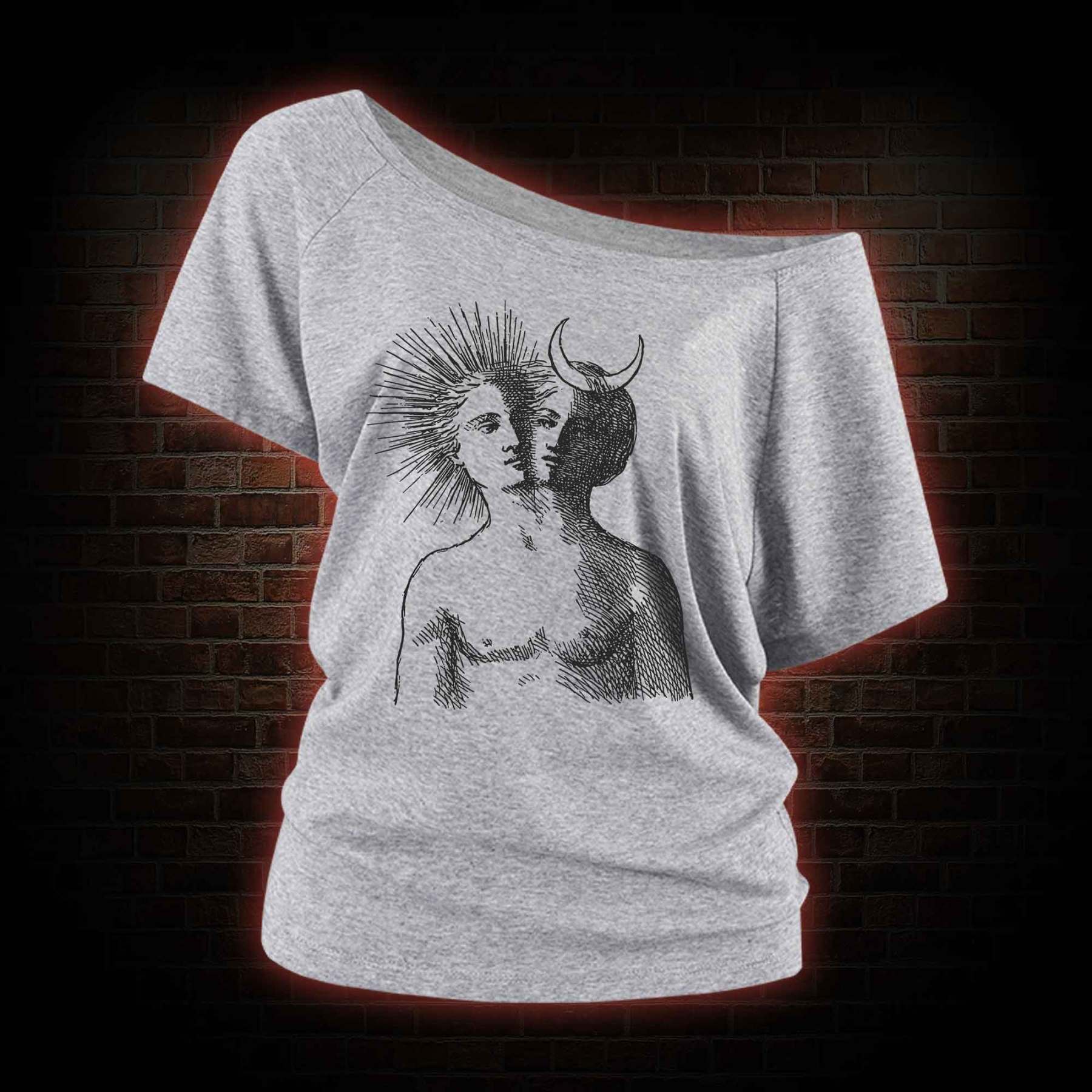 Duality Off Shoulder T-shirts