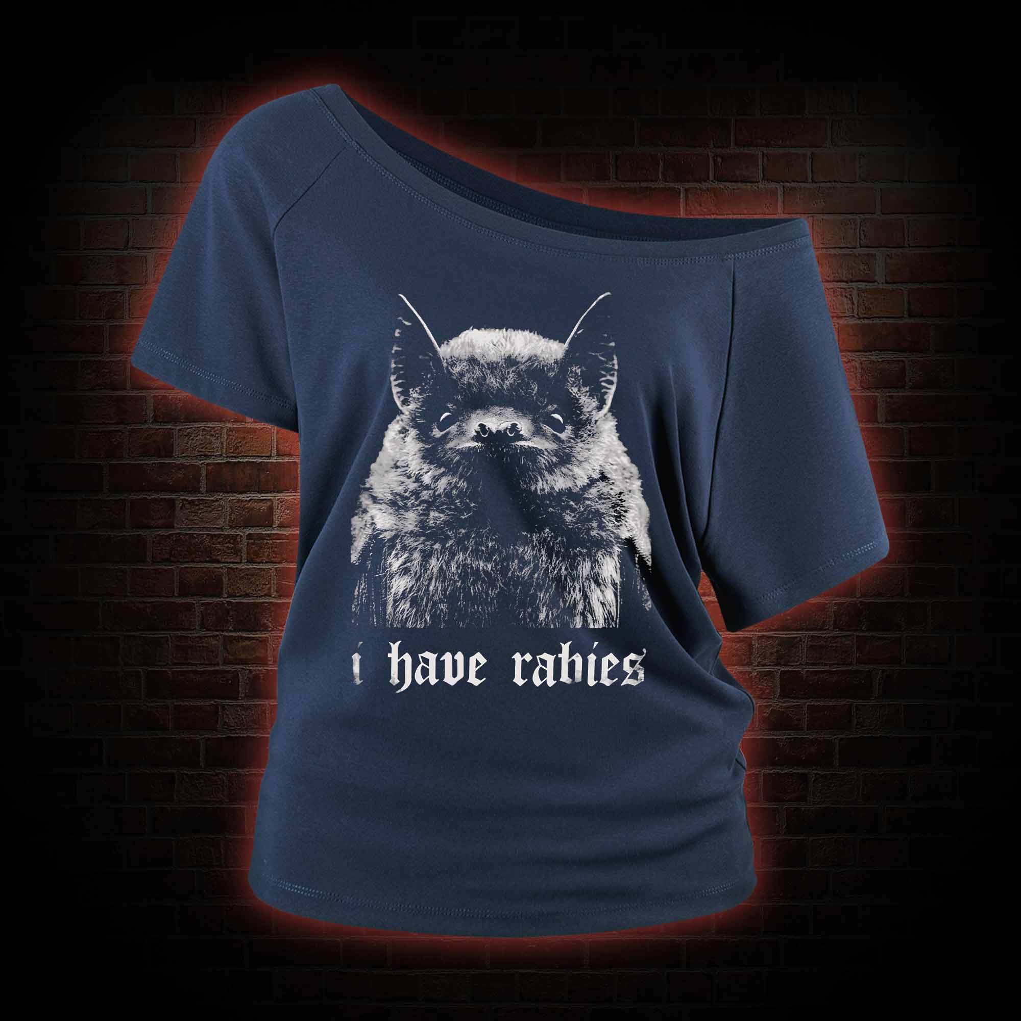 I Have Rabies Off Shoulder T-shirts