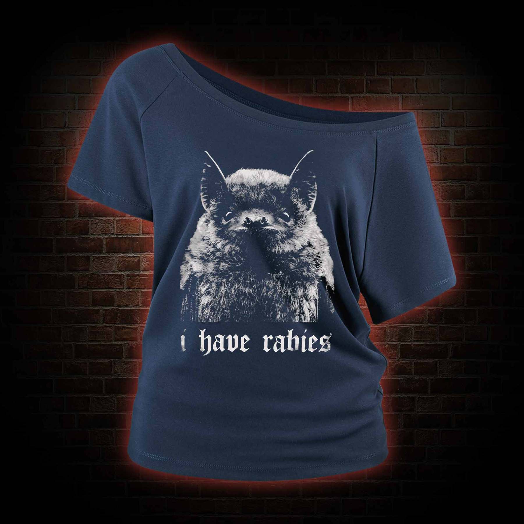 I Have Rabies Off Shoulder T-shirts