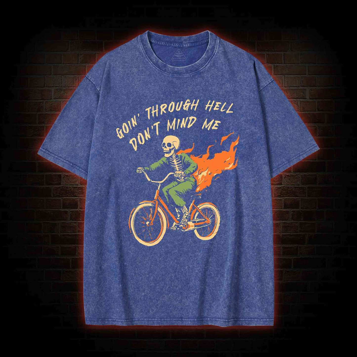 Goin' Through Hell Washed T-shirt