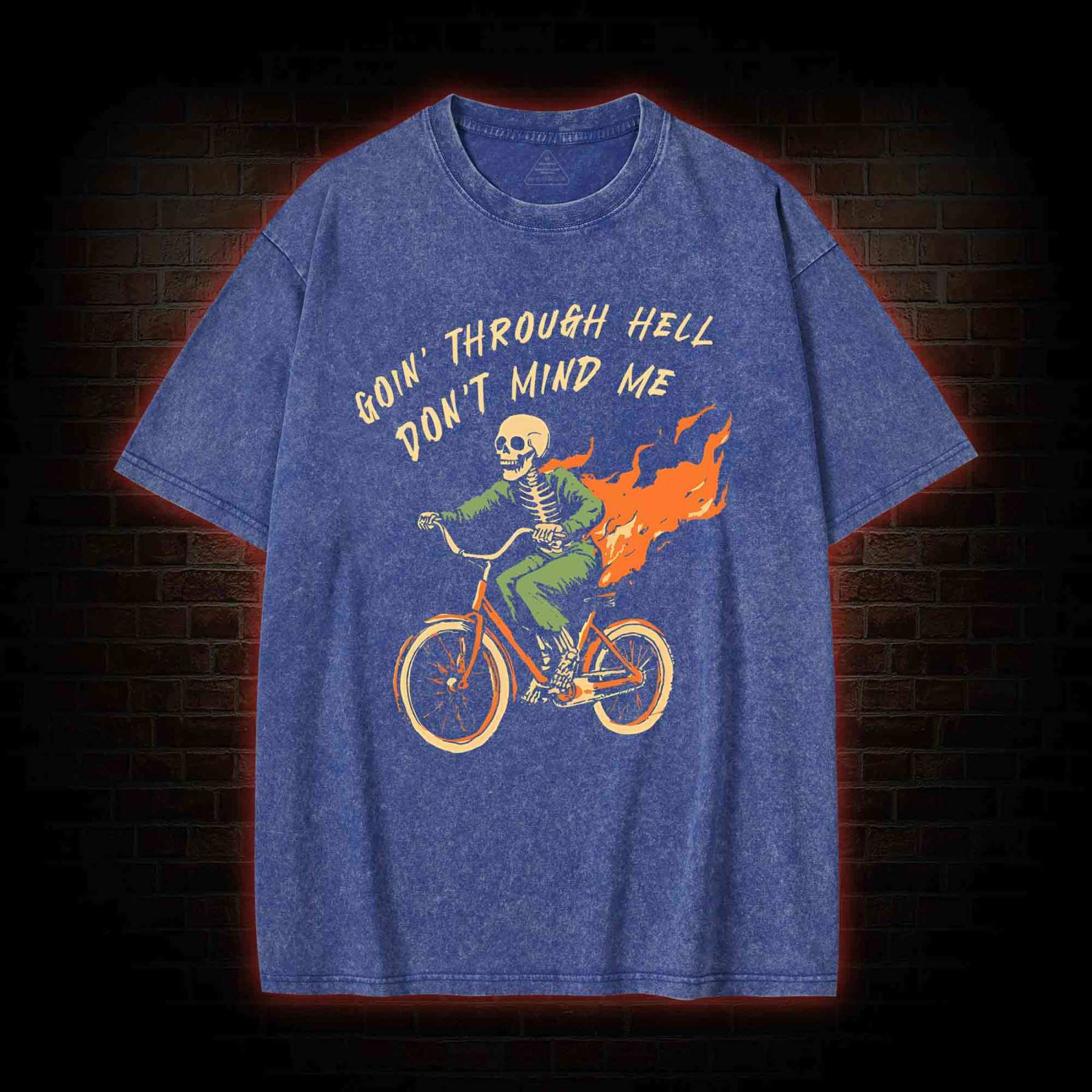 Goin' Through Hell Washed T-shirt