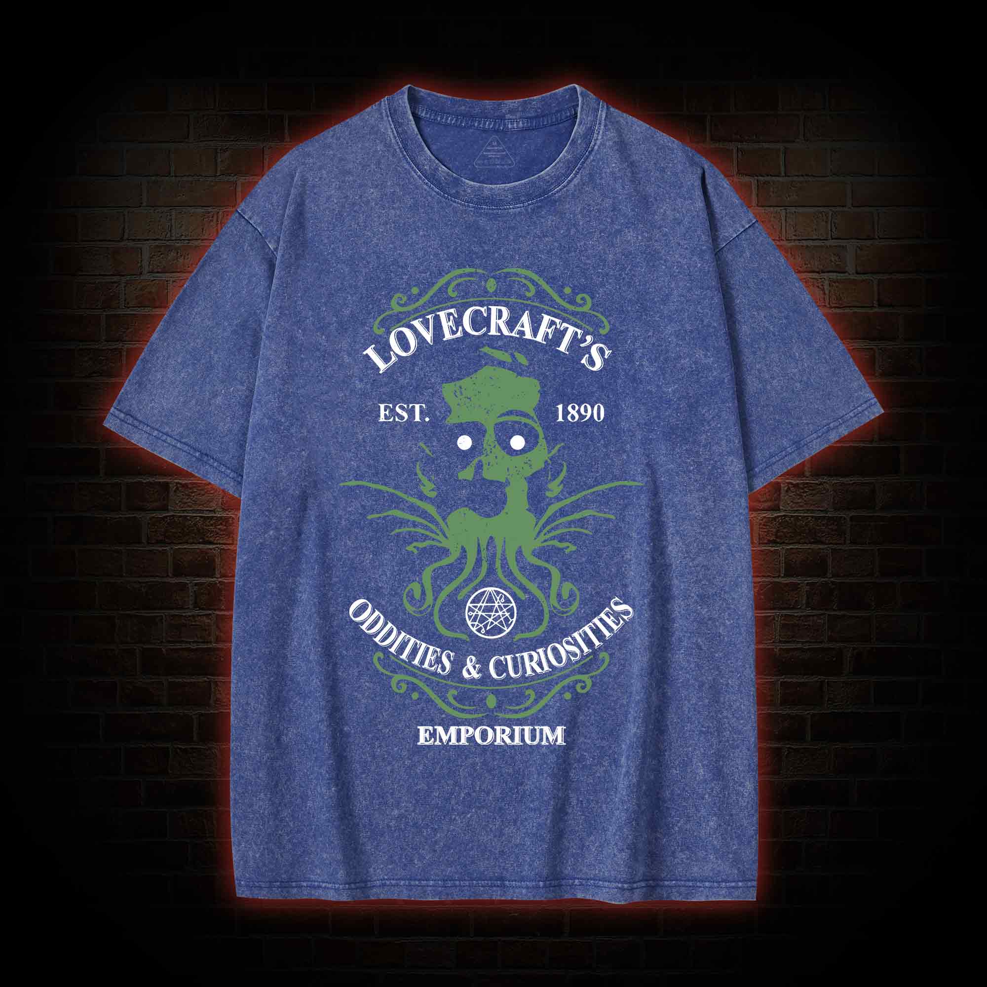 H. P. Lovecraft's Emporium Washed T-shirt
