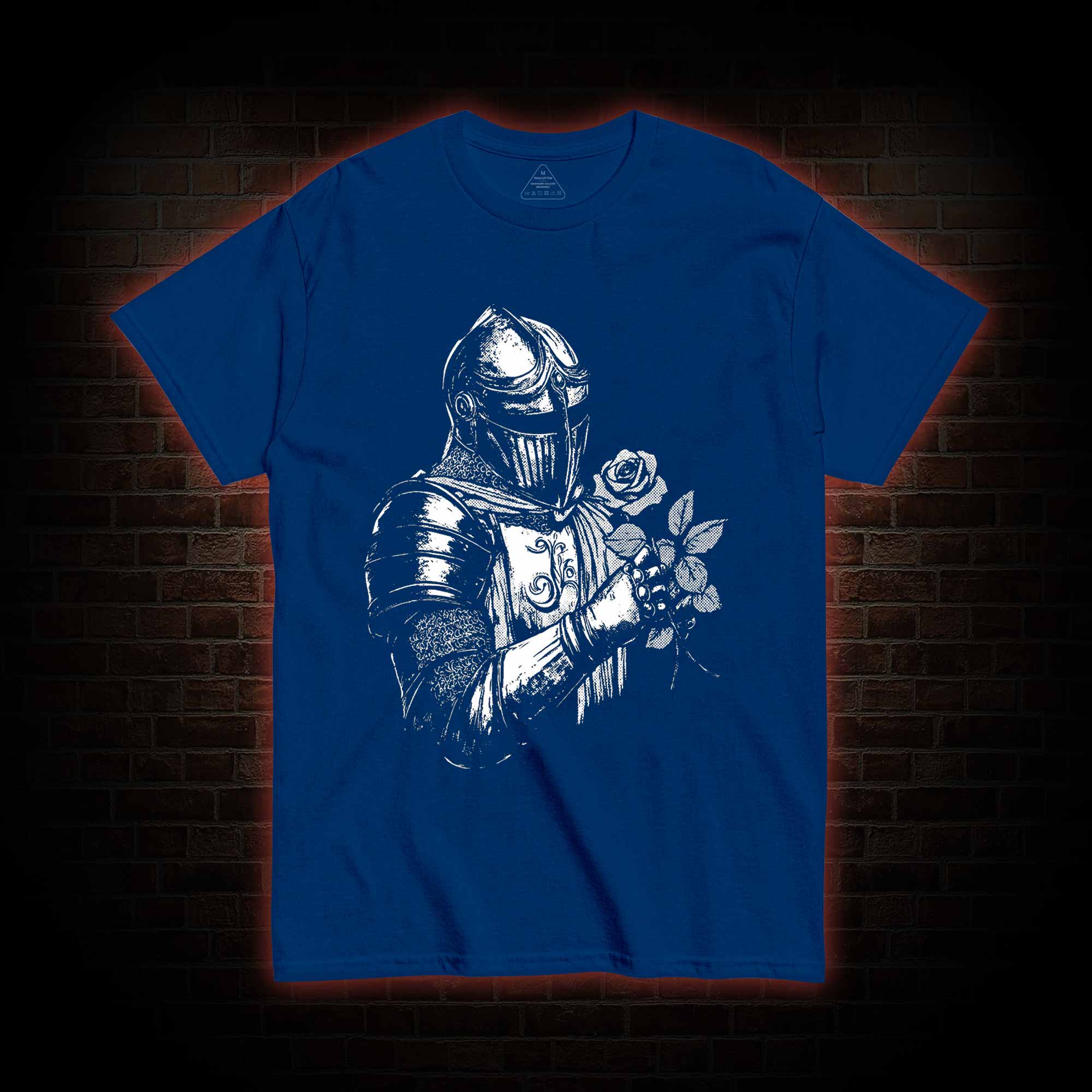Knight Holding Roses T-shirt