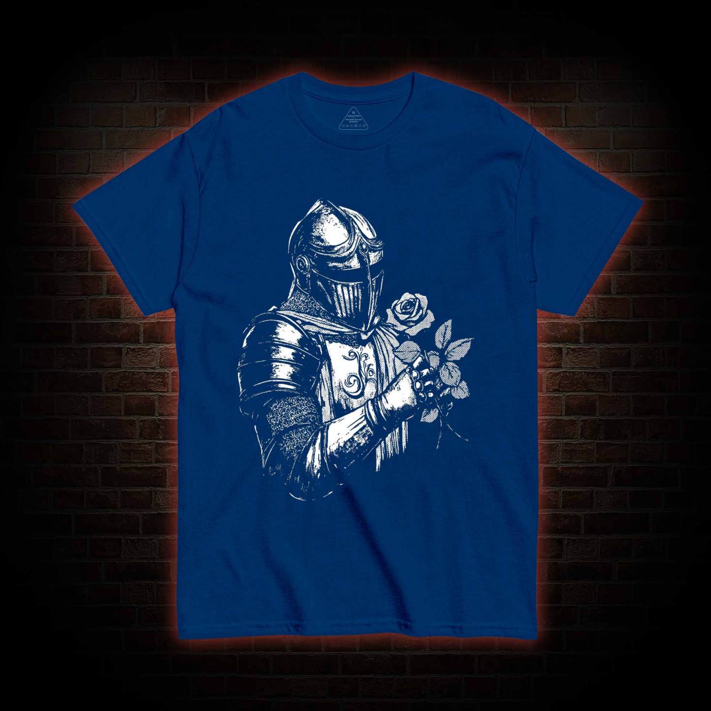 Knight Holding Roses T-shirt