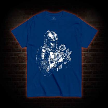 Knight Holding Roses T-shirt