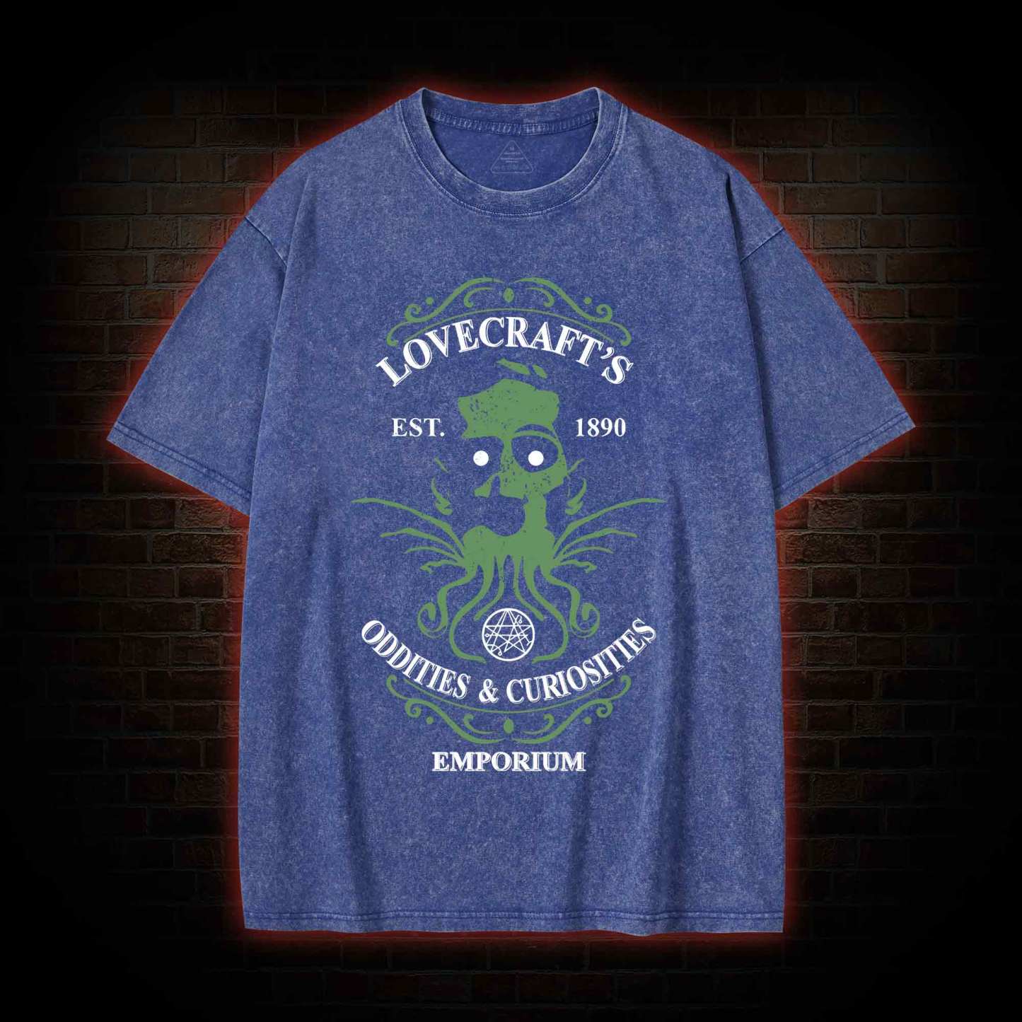H. P. Lovecraft's Emporium Washed T-shirt