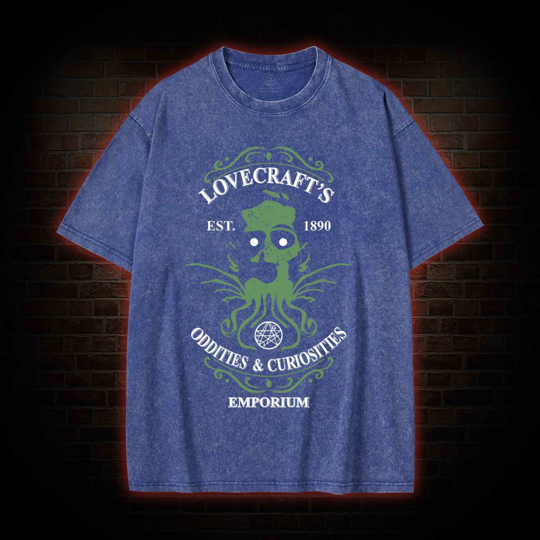 H. P. Lovecraft's Emporium Washed T-shirt