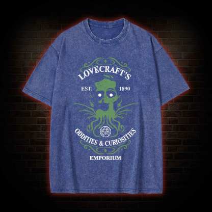 H. P. Lovecraft's Emporium Washed T-shirt