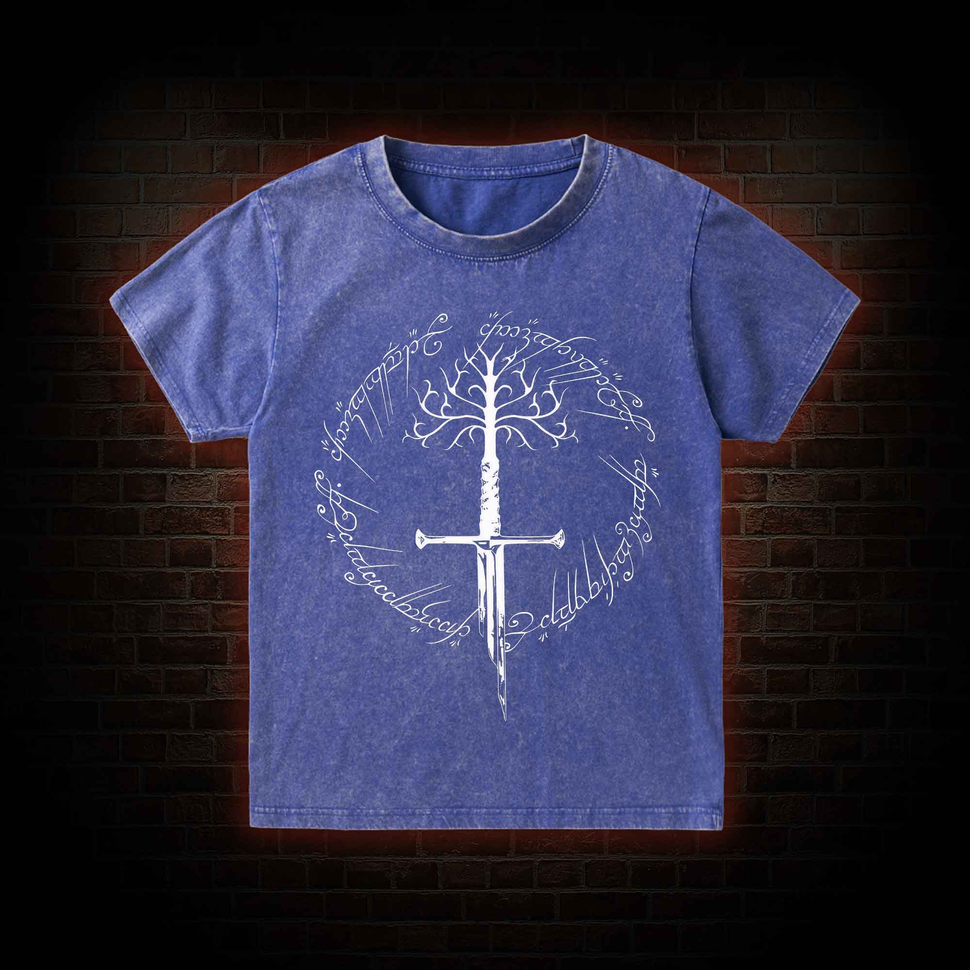Ring Inspired  Kid Washed T-Shirt