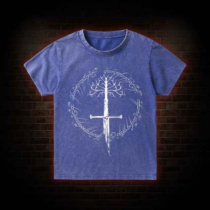 Ring Inspired  Kid Washed T-Shirt