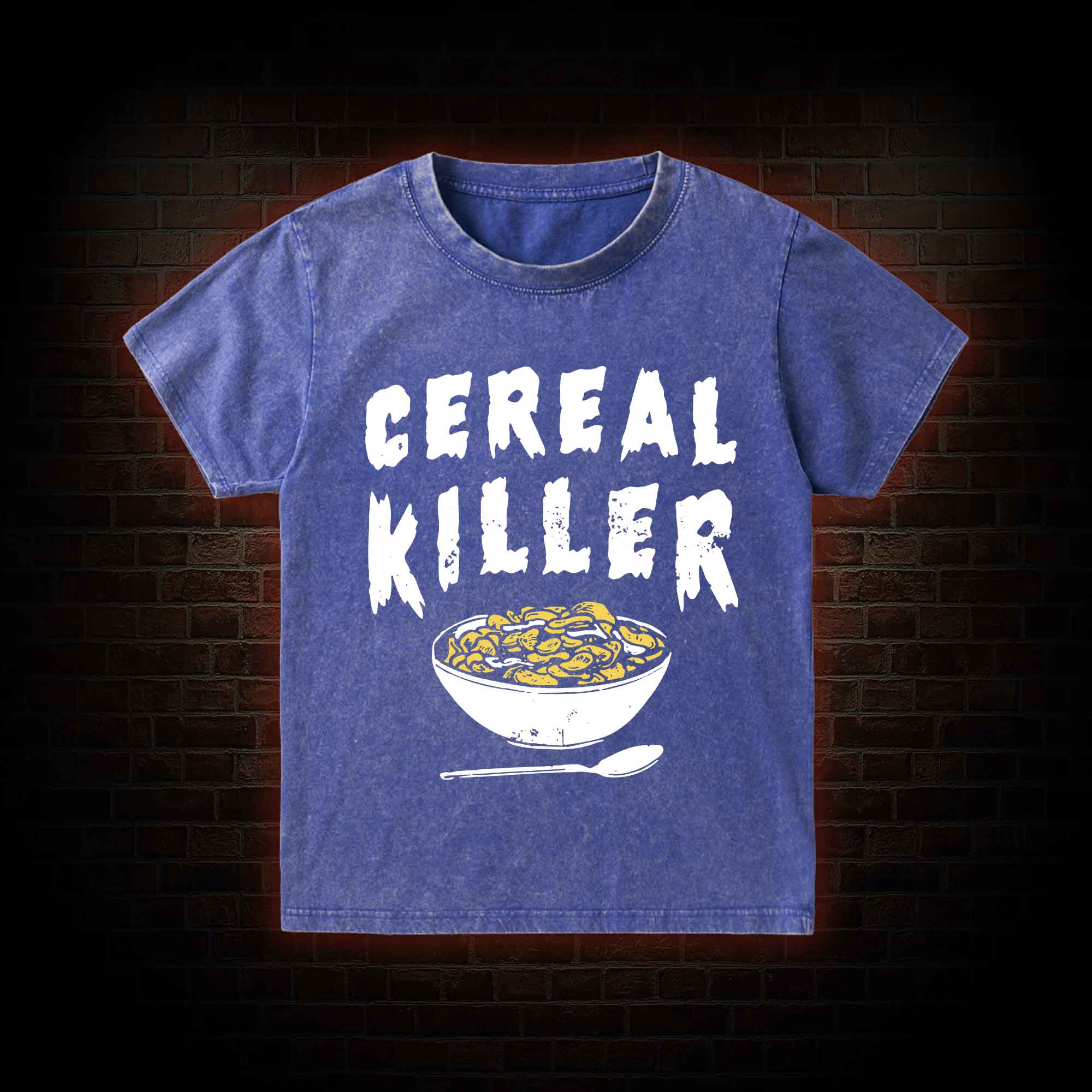 Cereal Killer Kid Washed T-Shirt