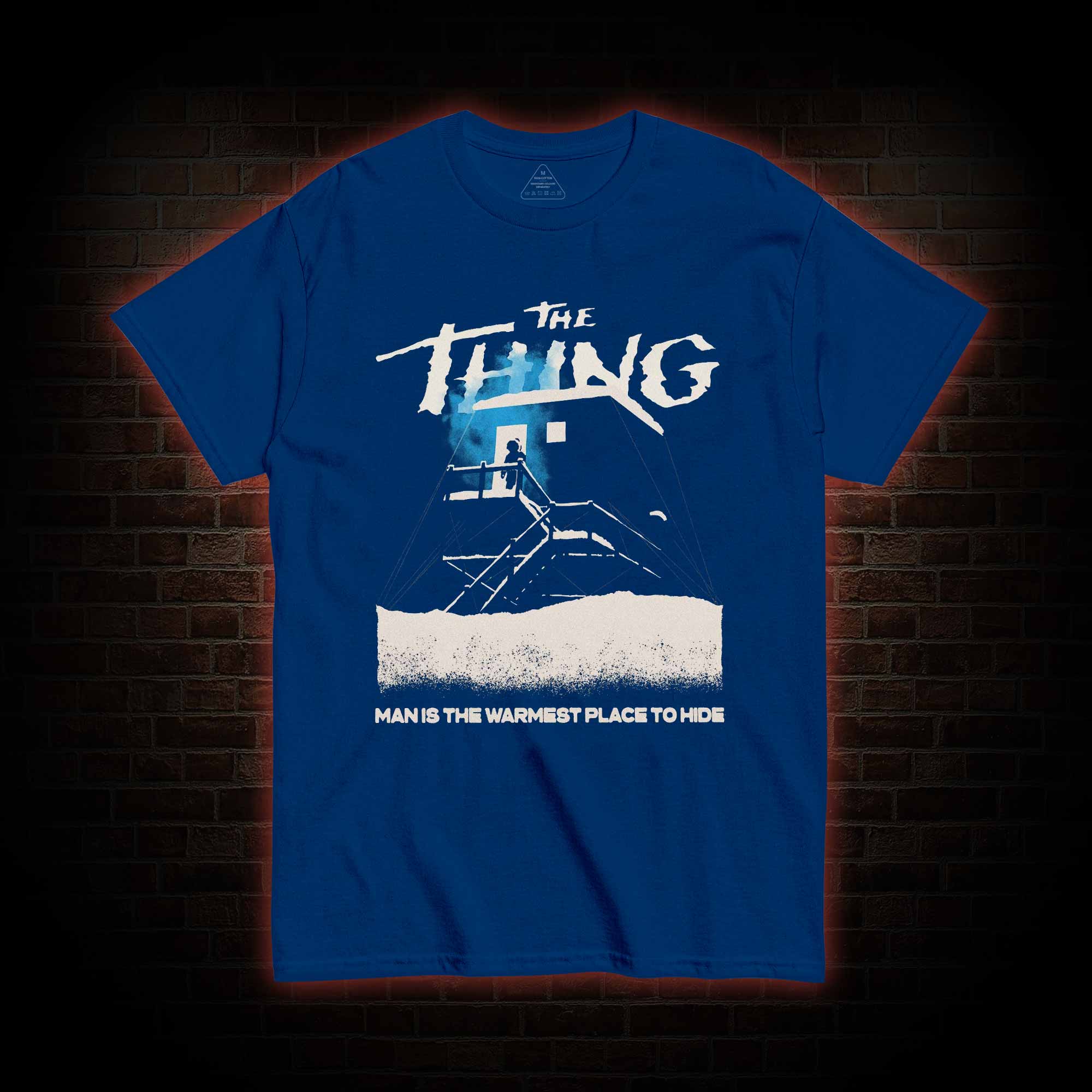 Man is the Warmest Place to Hide T-shirt